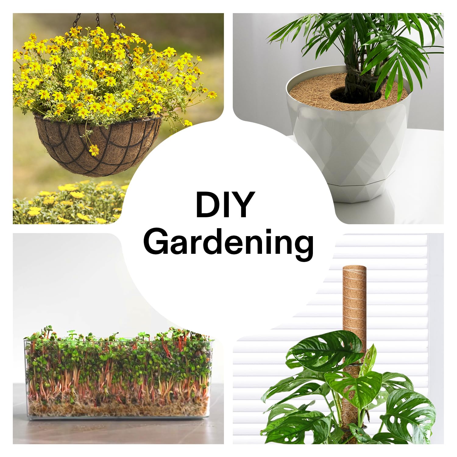 VIVOSUN easy-cut coco fiber for quick trimming and fitting