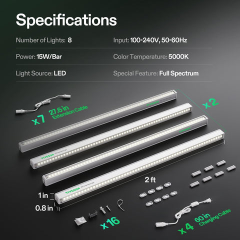 VIVOSUN easy-installation options demonstrate versatile mounting and setup.