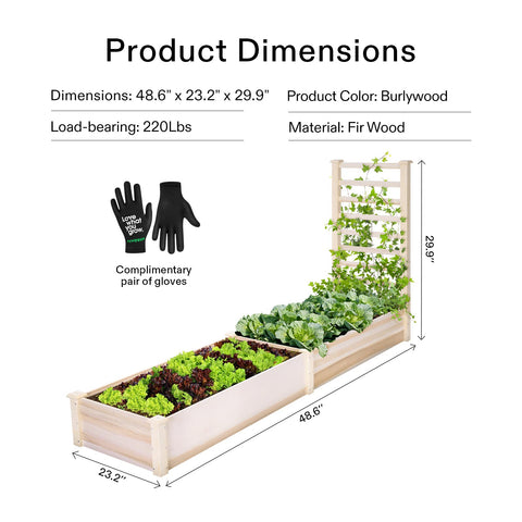 Compact 48x24 inch footprint fits small patios and balconies.