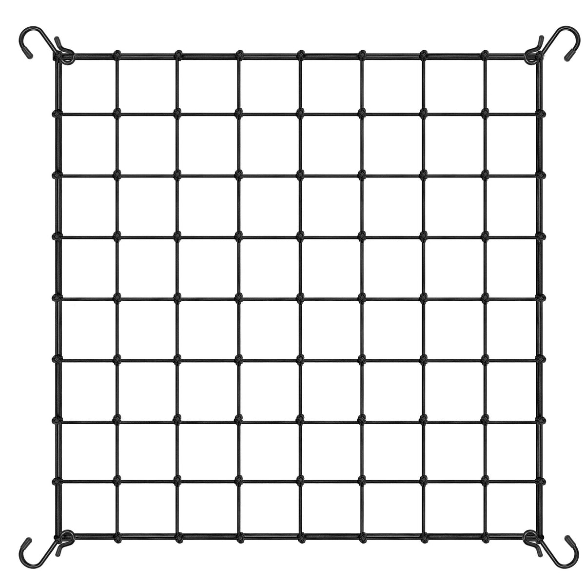 VIVOSUN elastic trellis netting, 4x4ft, with stretch to support climbing plants.