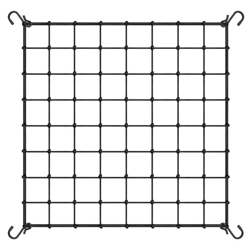 VIVOSUN elastic trellis netting, 4x4ft, with stretch to support climbing plants.