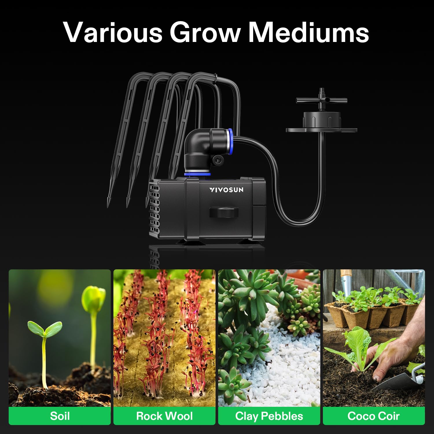 VIVOSUN FlexFeed installation simplifies setup for indoor gardens.