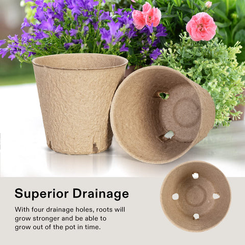 VIVOSUN flowers herbs vegetables seedlings suitable for indoor and outdoor starts
