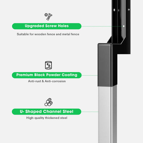 VIVOSUN ground spike penetration shows strong soil anchorage for wind resistance