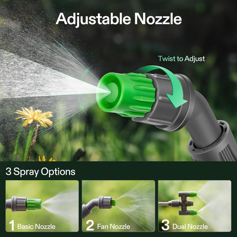 VIVOSUN heavy-duty shoulder strap supports comfortable spraying sessions.