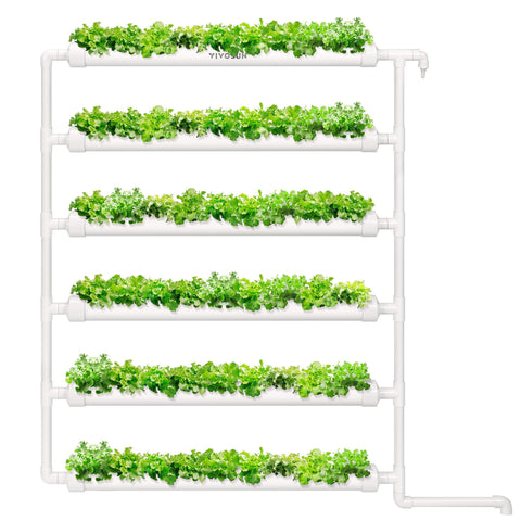 VIVOSUN hydroponic grow kit with 54 sites for efficient indoor gardening