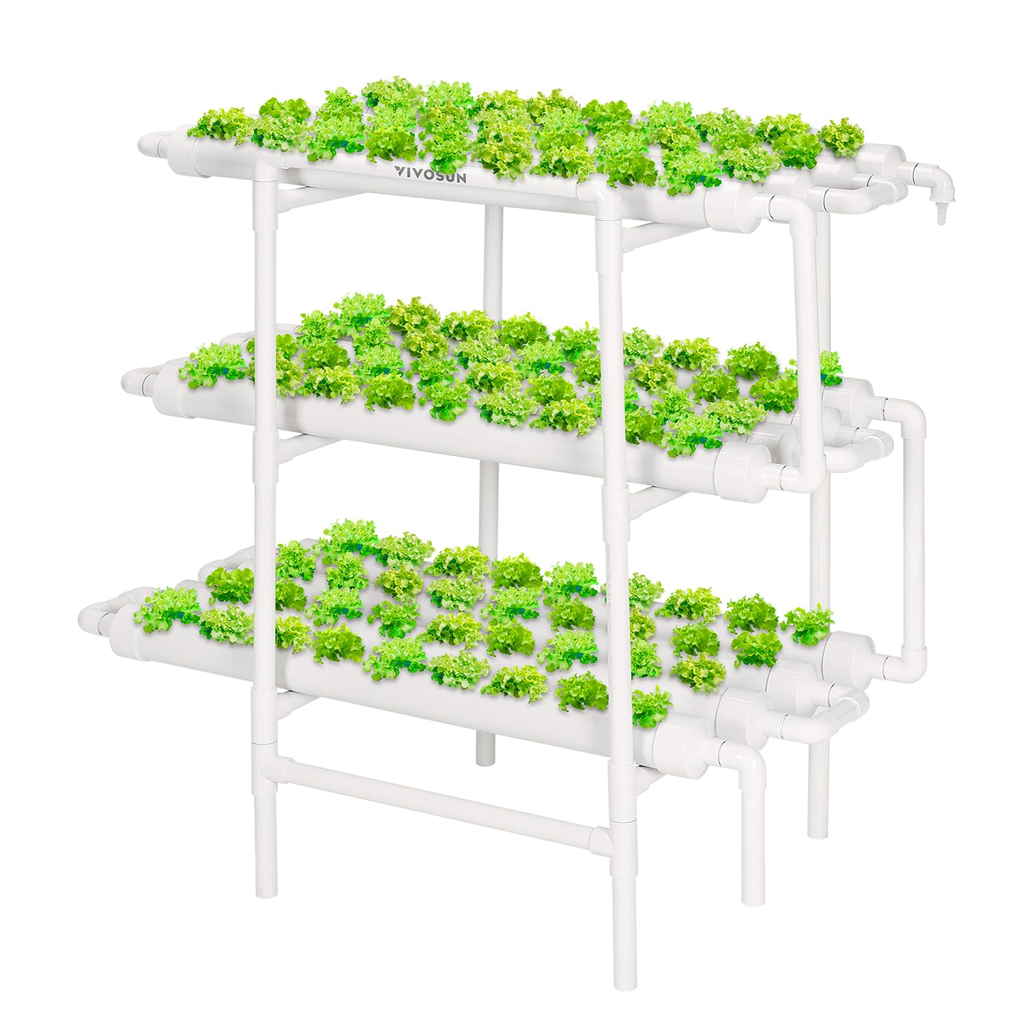 VIVOSUN hydroponics 108-site system for a compact indoor garden with space-saving design