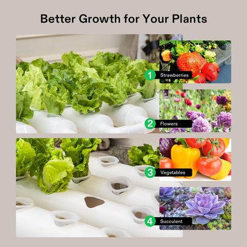 VIVOSUN indoor-outdoor garden setup suitable for homes and offices