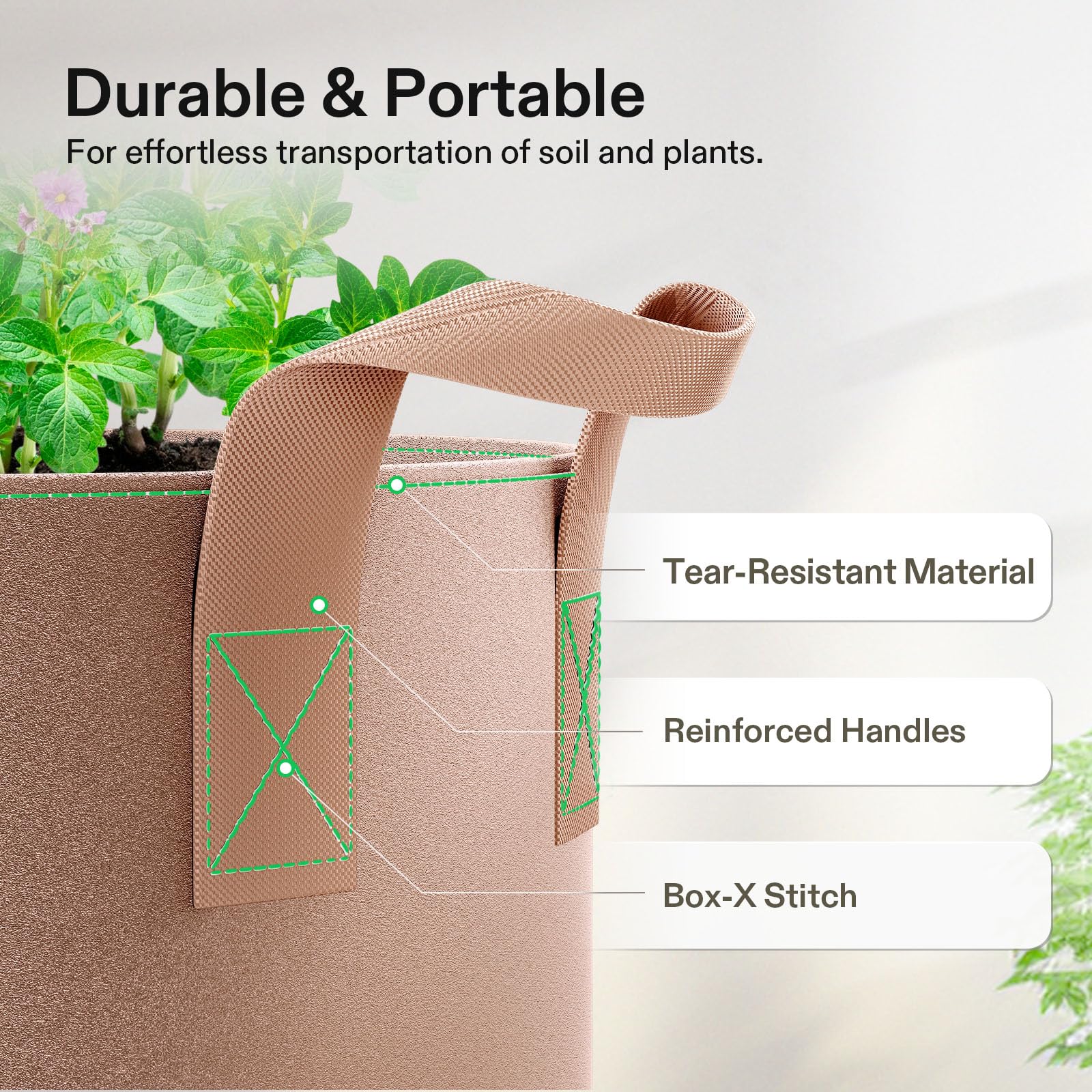 VIVOSUN indoor-outdoor use setup shows versatile placement options.
