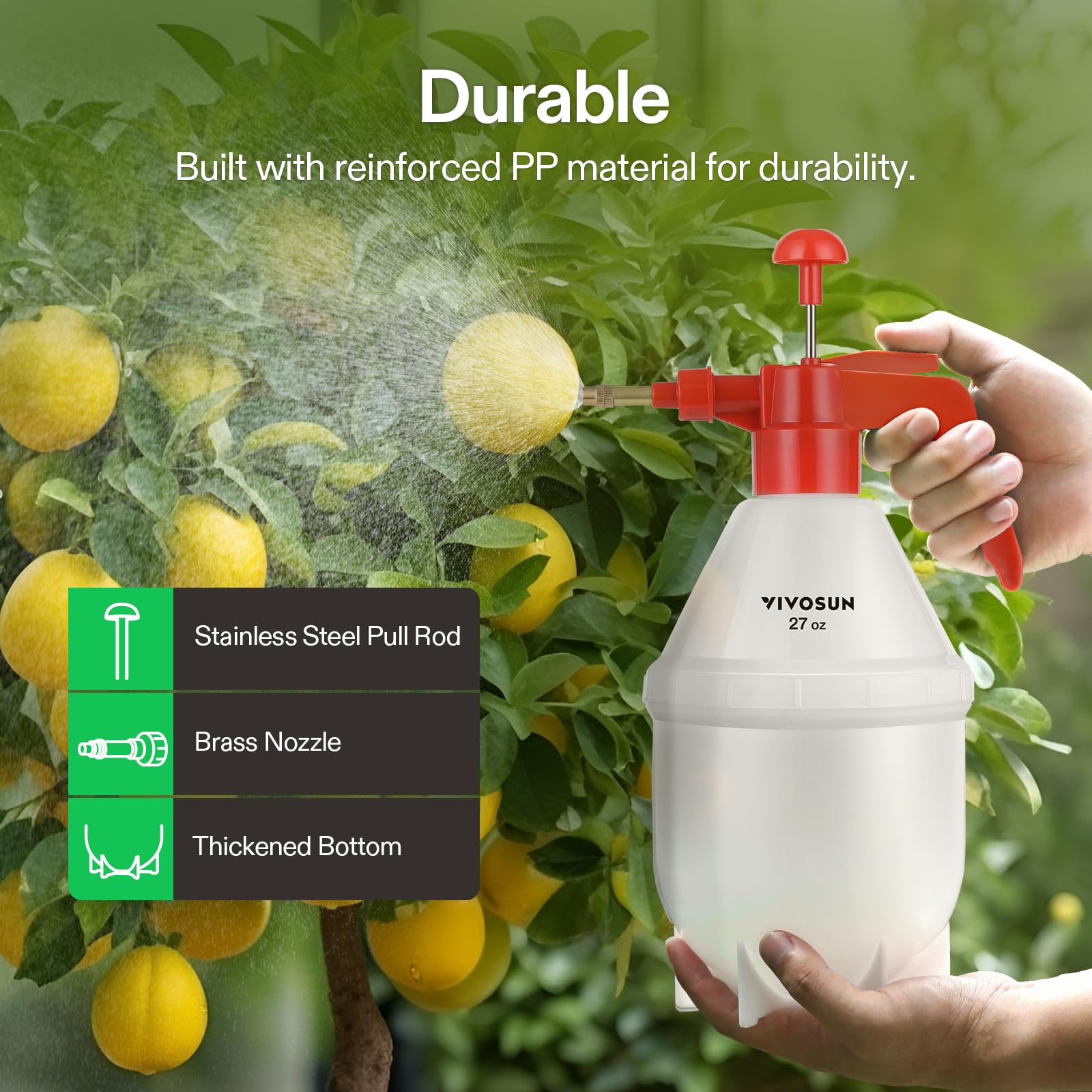 VIVOSUN indoor/outdoor use suitable for garden care and home maintenance