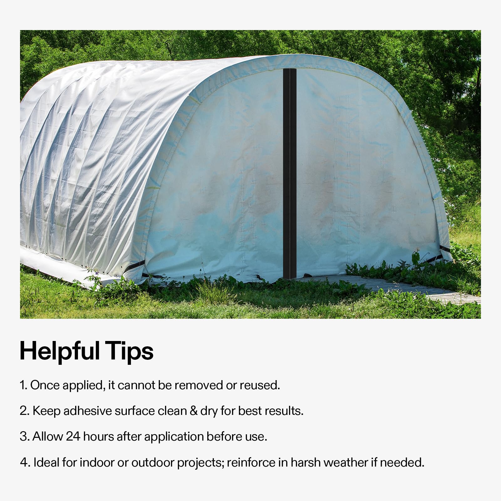 VIVOSUN inner and outer door option with double-sided zipper.