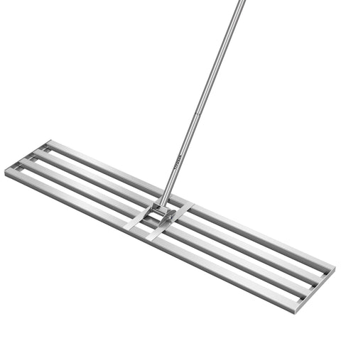 VIVOSUN lawn leveling rake head wide 48-inch for even soil distribution.