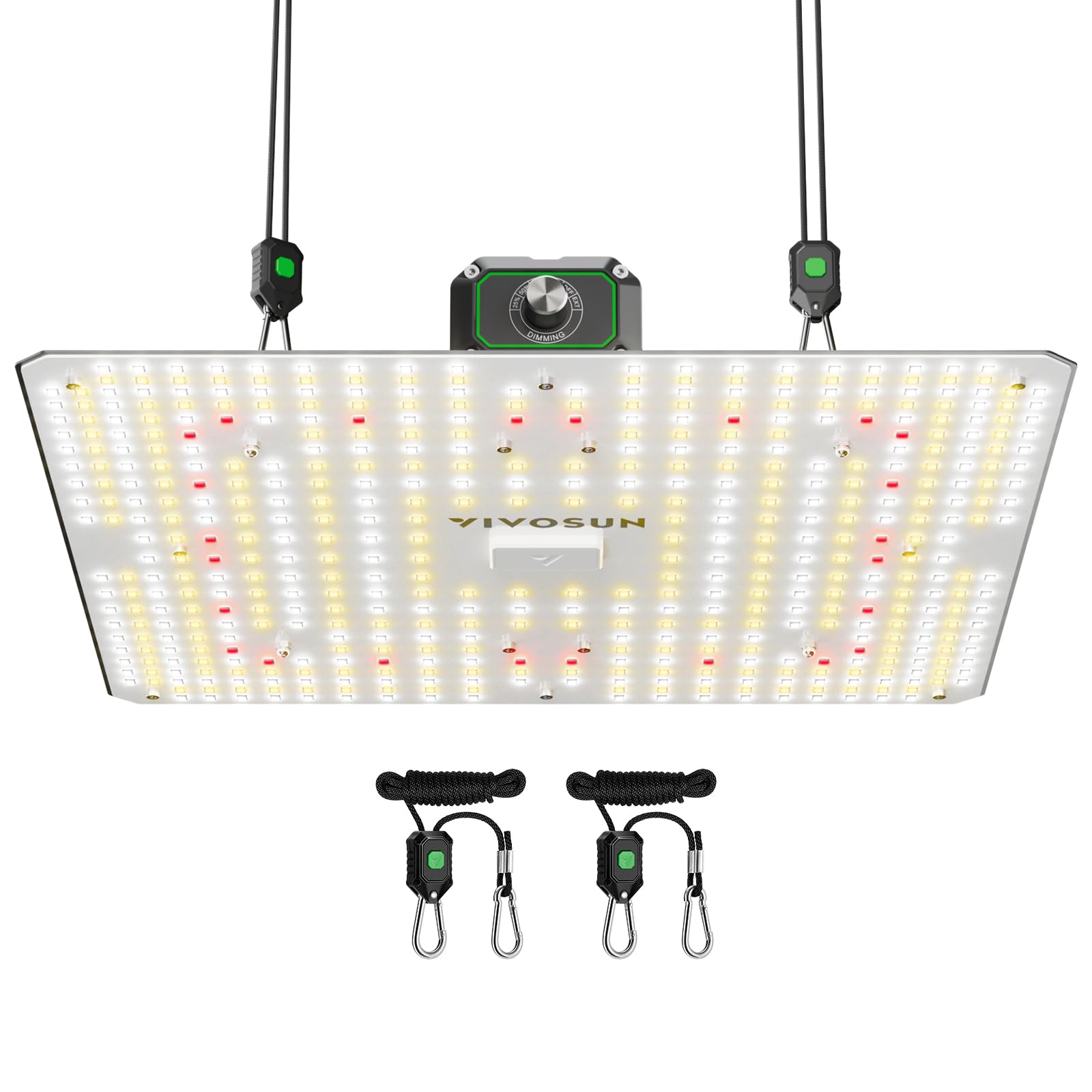 VIVOSUN LumaLight 150W front view showing compact grow tent suitability