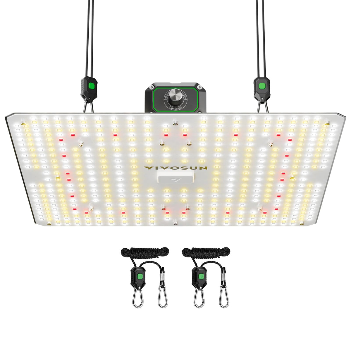 VIVOSUN LumaLight 150W front view showing compact grow tent suitability