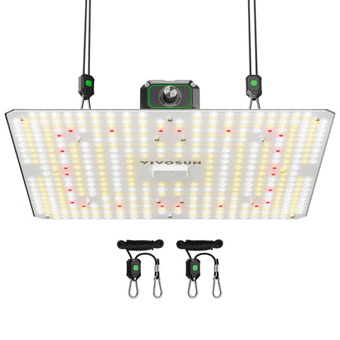 VIVOSUN LumaLight 150W front view showing compact grow tent suitability