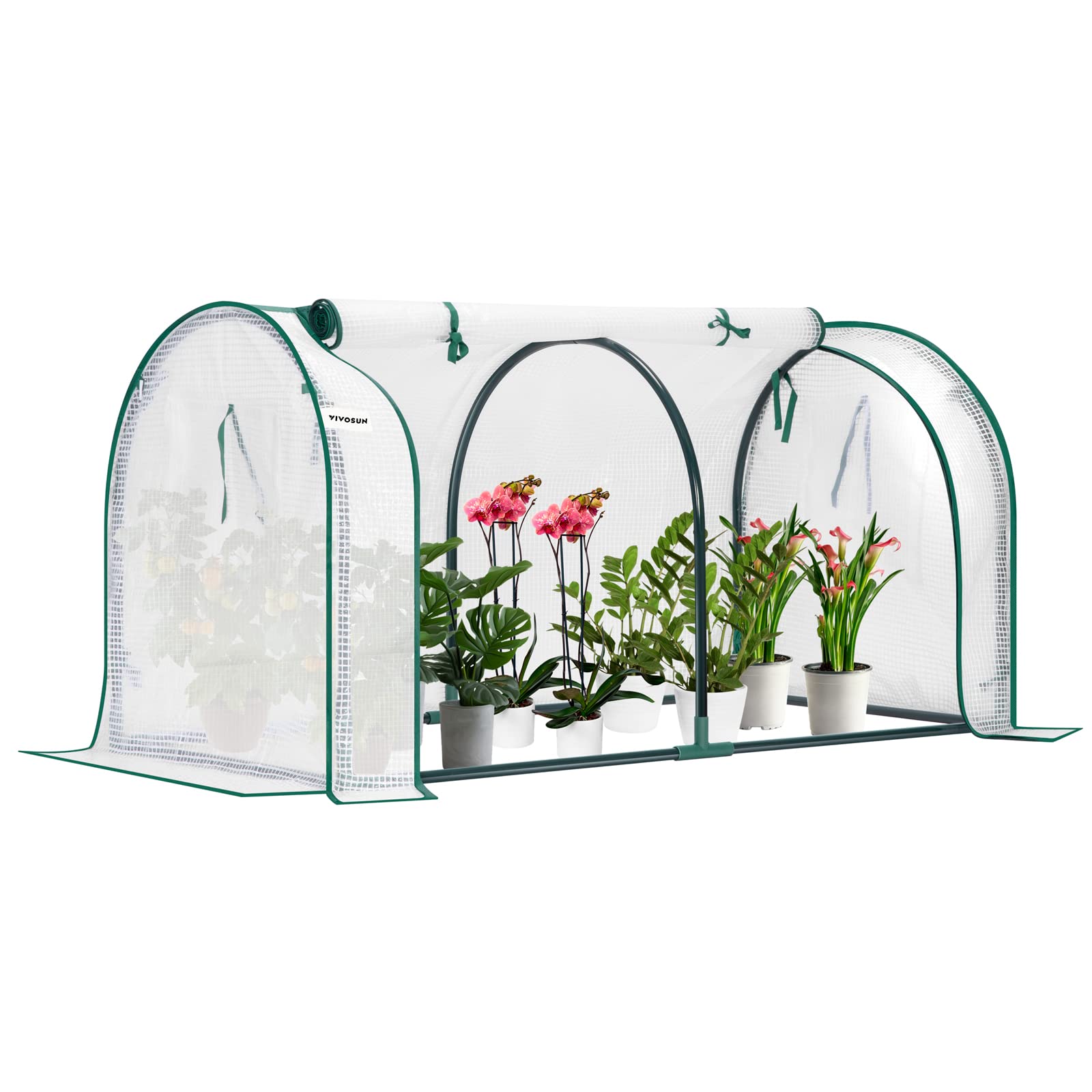 VIVOSUN mini greenhouse overview for compact indoor/outdoor gardening, protects seedlings.