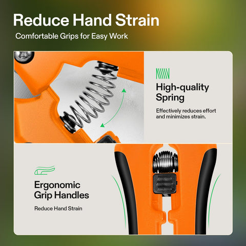 Versatile garden tools ideal for trimming and light tasks