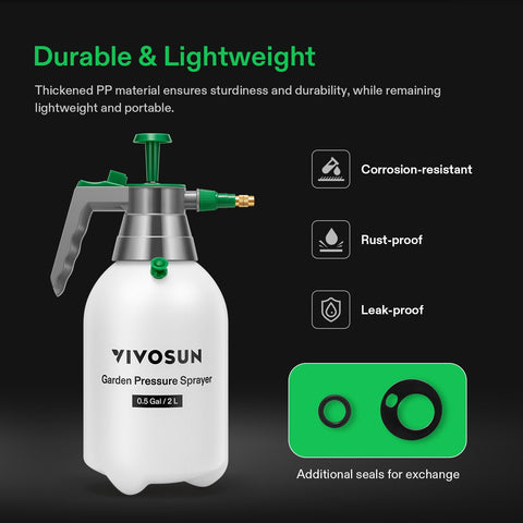 VIVOSUN multipurpose applications cover watering, fertilizing, cleaning and more.