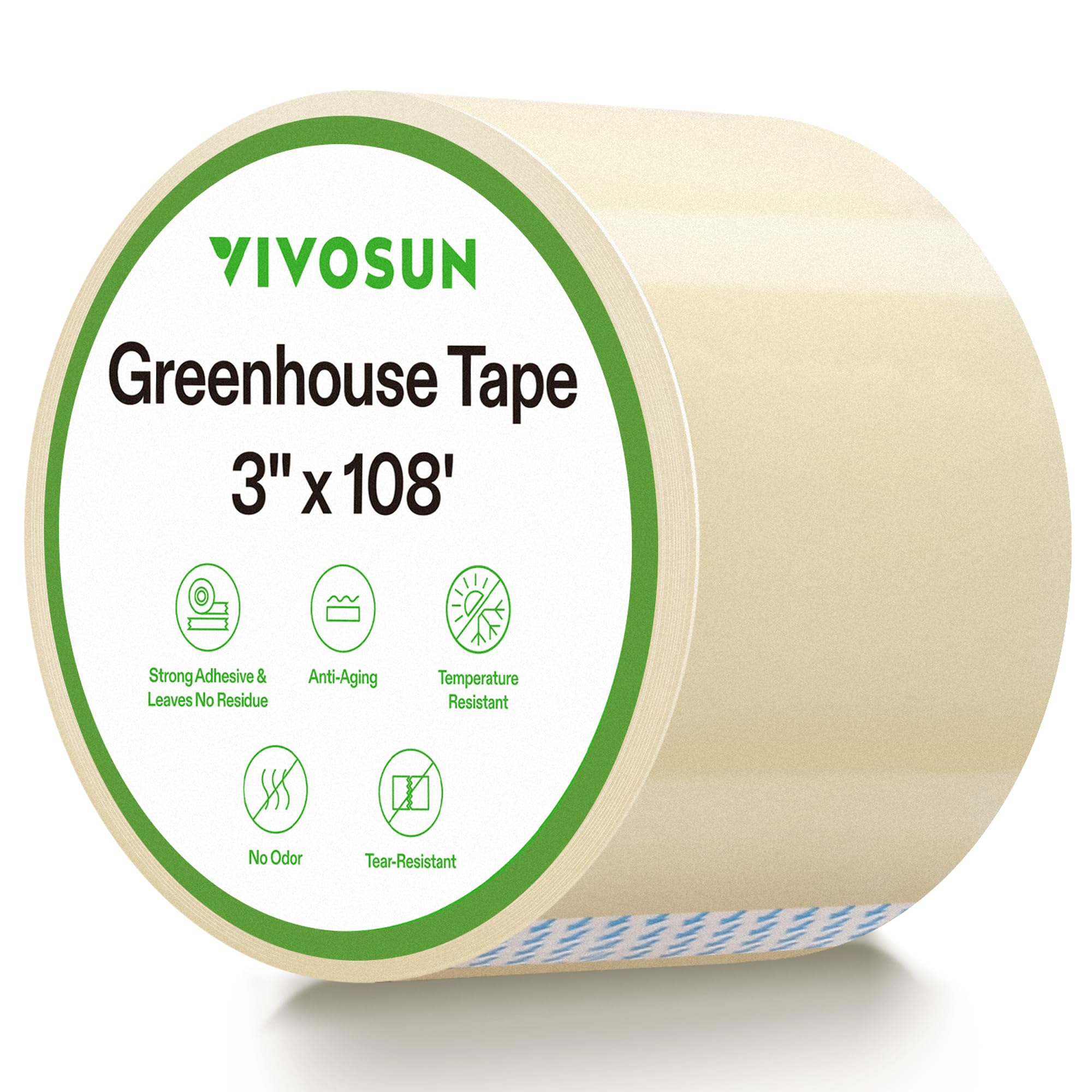 VIVOSUN 6.3 mil patch tape boosts durability of plastic sheeting.