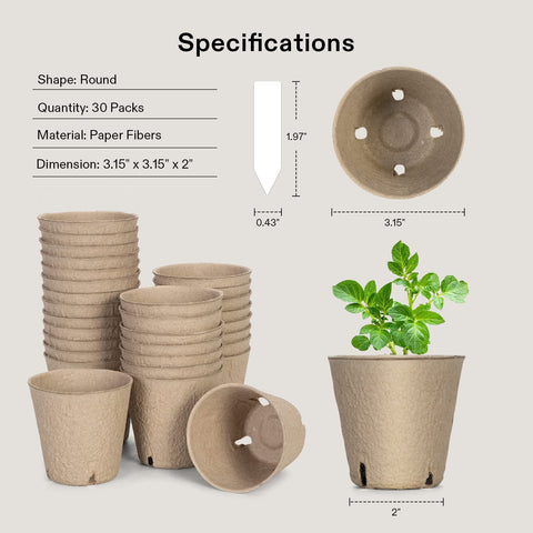 VIVOSUN plant labels 20 pack helps organize seeds and track growth