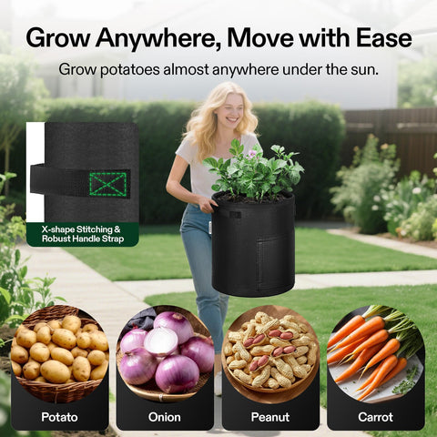 VIVOSUN portable design fits patios and balconies.