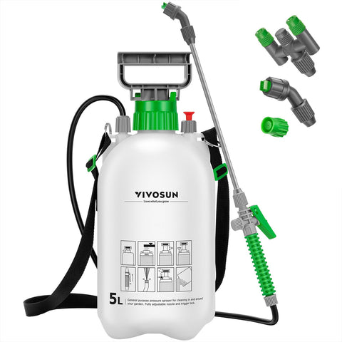 VIVOSUN pump sprayer assembly for quick garden applications and even coverage.