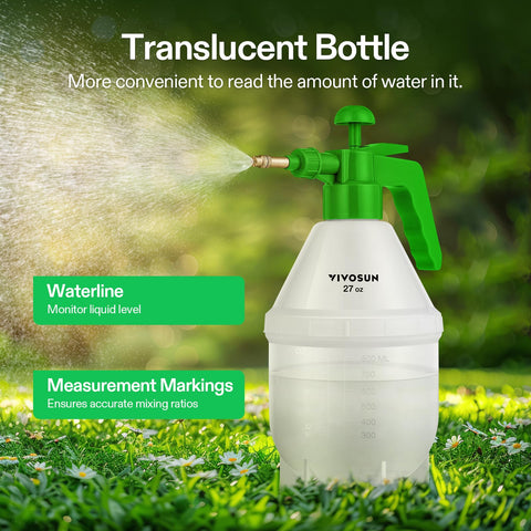 VIVOSUN pump sprayer includes a pressure relief valve for control