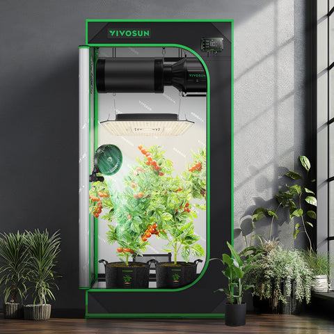Easy assembly of VIVOSUN S224 enables quick home setup