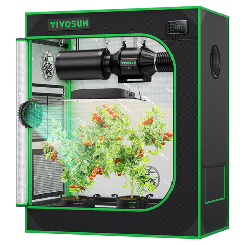 VIVOSUN S3018 grow tent front view showing lightproof exterior