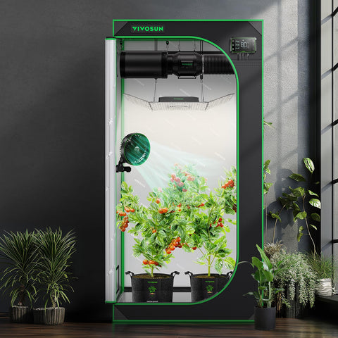 Corner connectors enable fast tool-free assembly of the VIVOSUN S336