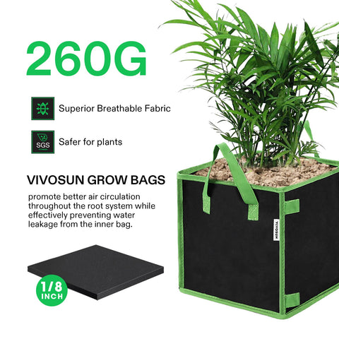 VIVOSUN corner stick holders keep bags cubic and stable