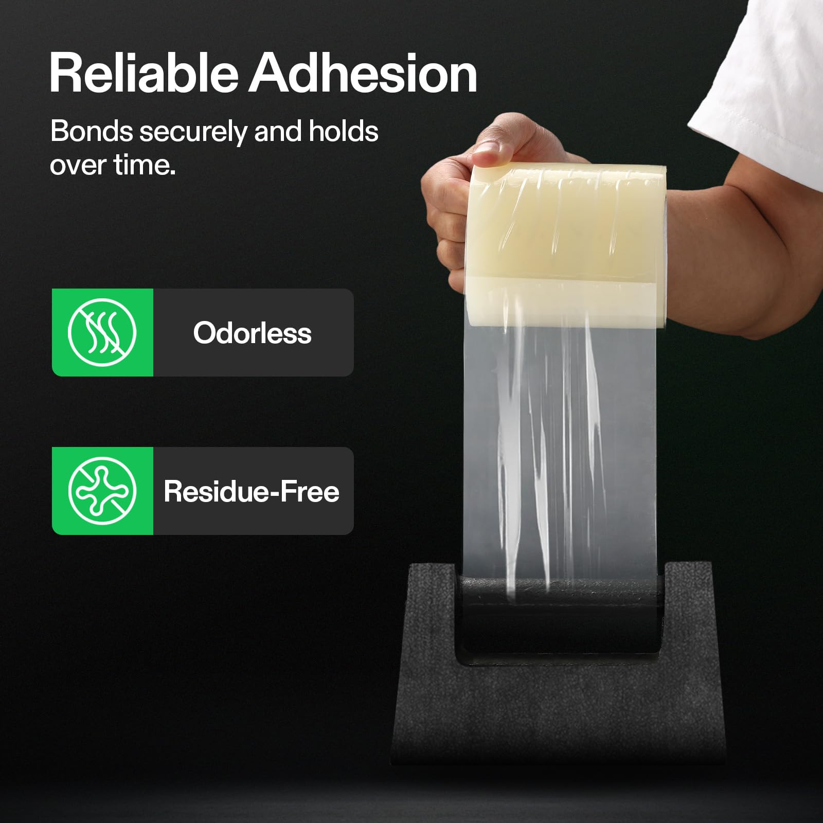 VIVOSUN stretchable PE tape resists tears for lasting repairs.