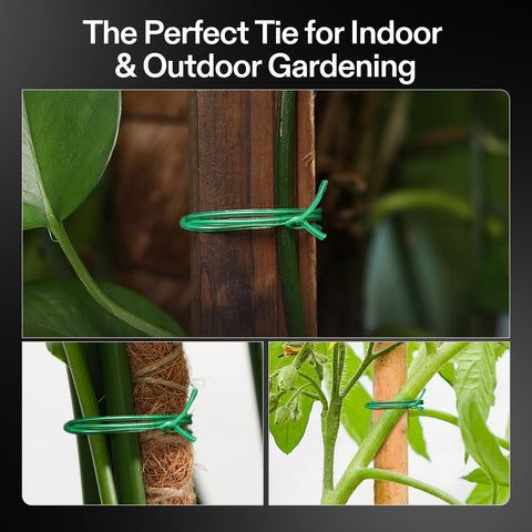 Durable plastic coated wire of VIVOSUN twist ties