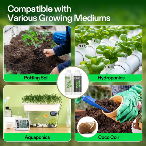 VIVOSUN Vegetative flowering growth support shows growth-stage application.