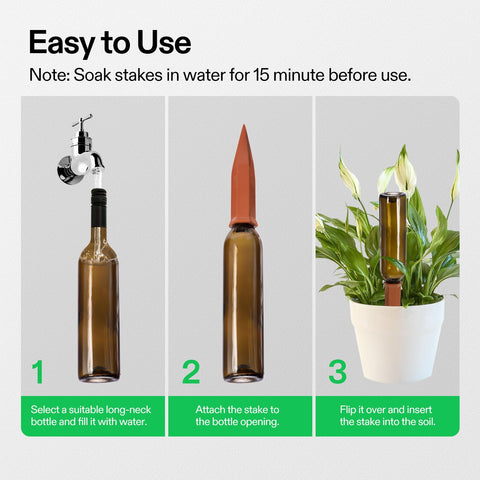 VIVOSUN spike shown for vacation use to keep plants watered