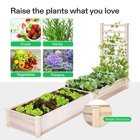 Pair of gardening gloves included with the VIVOSUN bed.