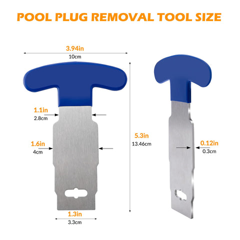 Vizava eyeball-seat removal tool in stainless steel for durable, long-lasting use.