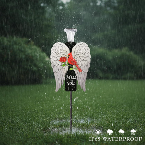 VKEVOC Angel wings and cardinal design blends symbolism with outdoors