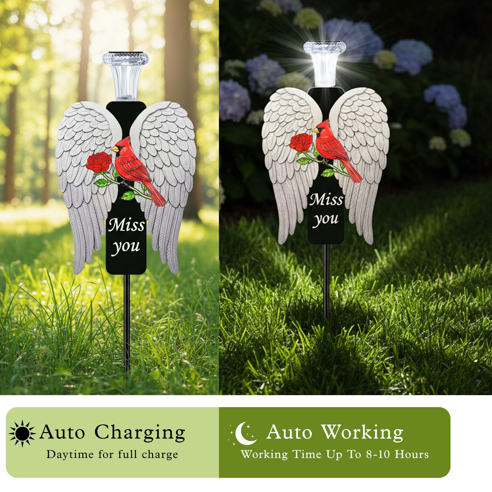 VKEVOC Twenty inch stake design ensures stable upright display
