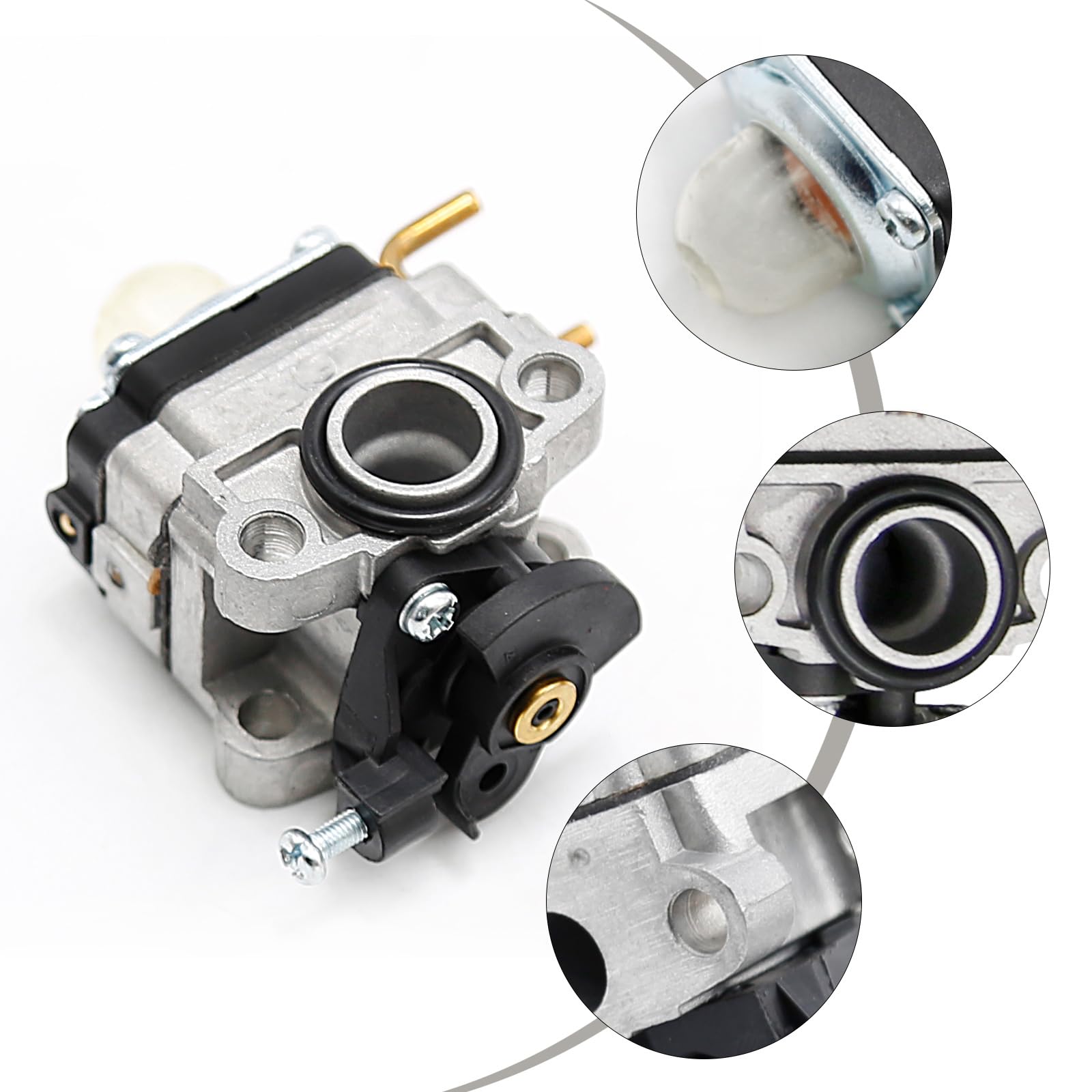 Vkinman carburetor kit installed on an engine in use