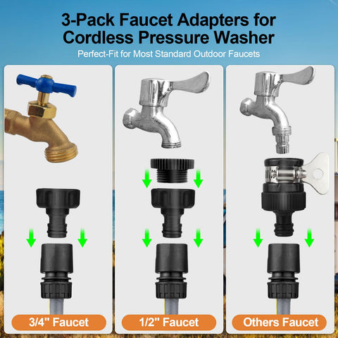 Vkndoynt foam pot nozzle enables foam function for thorough washing.