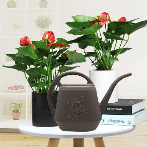 VKPLITE comfortable handle design for easy, controlled pouring during plant care