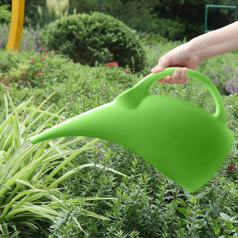 VKPLITE green watering can complementing indoor and outdoor spaces