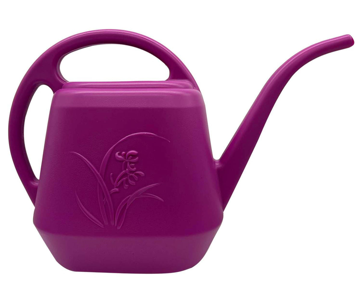 VKPLITE rose red watering can front view ideal for precise indoor watering