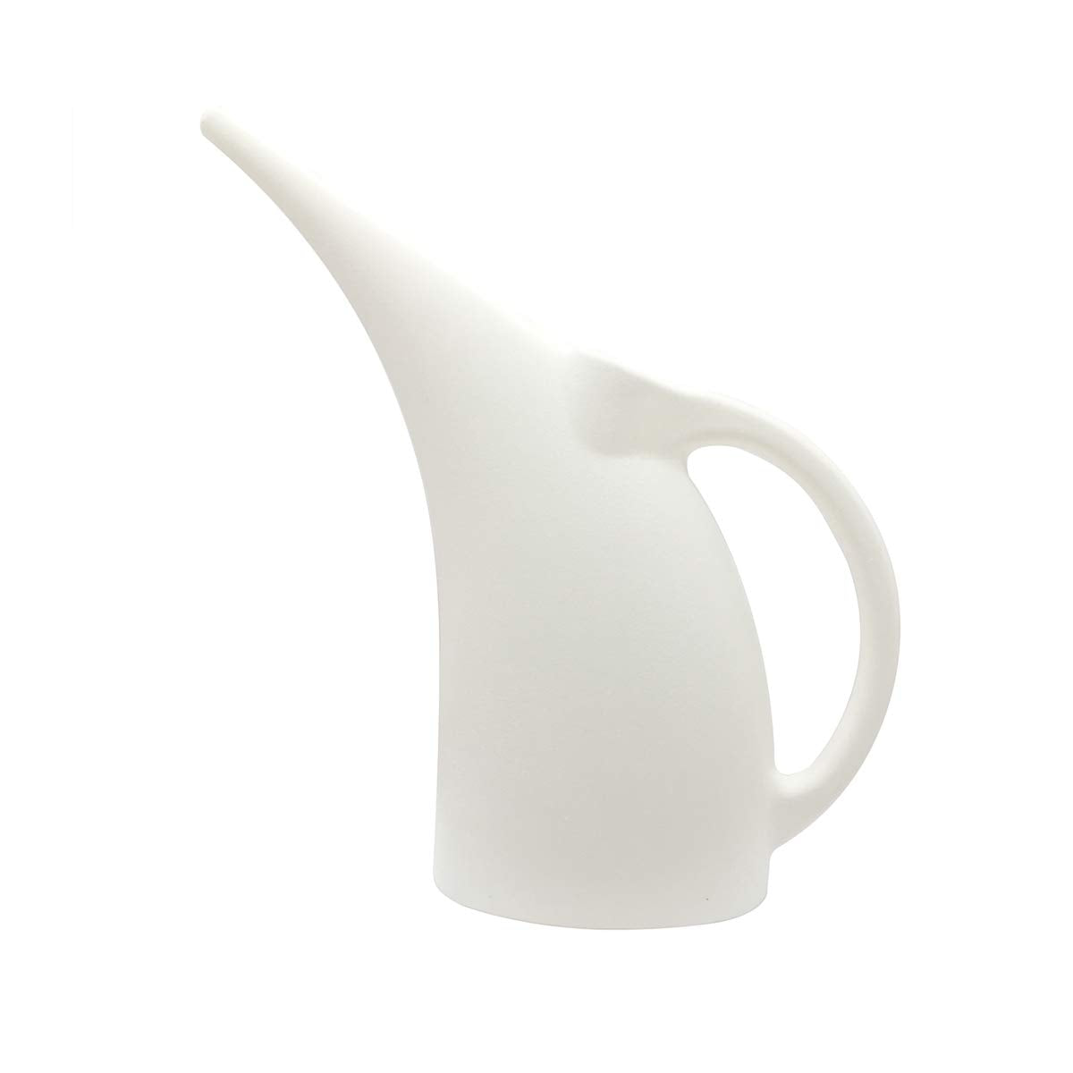 VKPLITE half-gallon white watering can for compact indoor plant care.