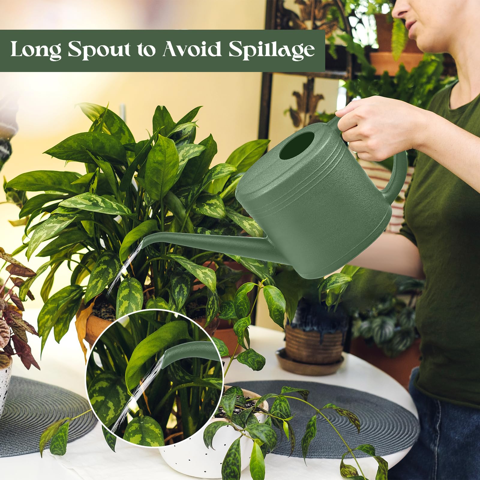 VKPLITE watering can made from recyclable plastic