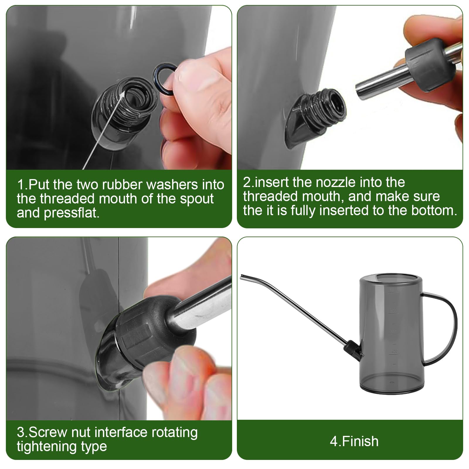 Close-up of VKPLITE can's removable stainless steel spout