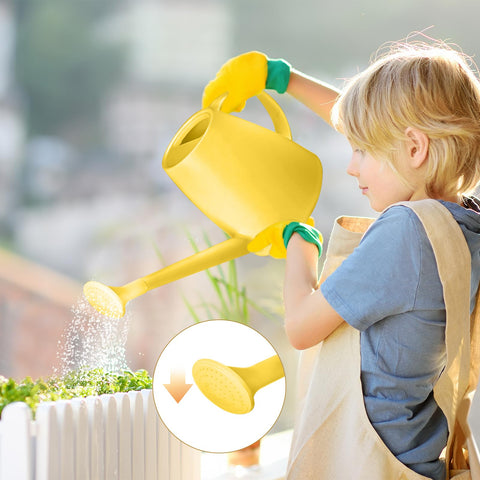 VKPLITE yellow watering can suitable for indoor and outdoor use