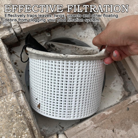 VKQ SPX1082CA basket installation demonstrates perfect fit with compatible skimmer models.