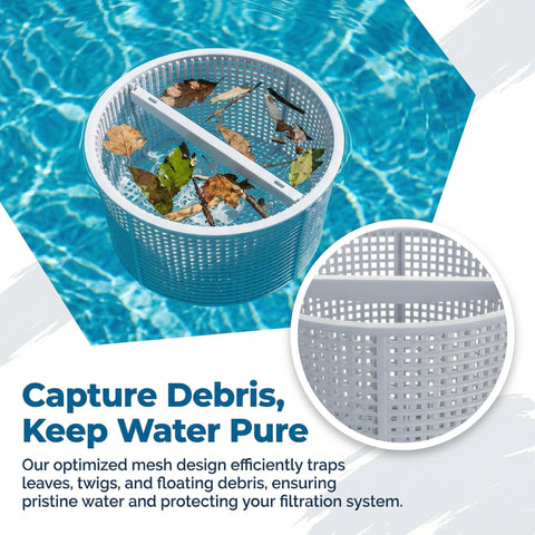 VKQ SPX1082CA basket durability close-up shows chemical and sunlight resistance.